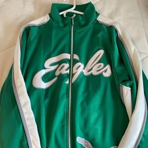 Mitchell & Ness Eagles Track Jacket